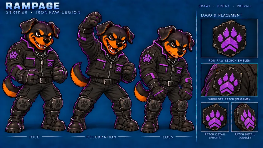 Rampage, Striker, style sheet