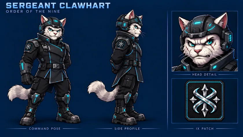 Sergeant Clawhart style sheet